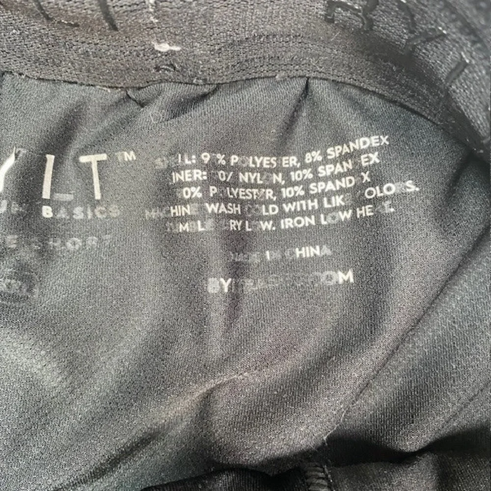 BYLT Premium Basics Active Shorts Mens XXL Grey‎ Tie Dye Lined Athletic Pockets